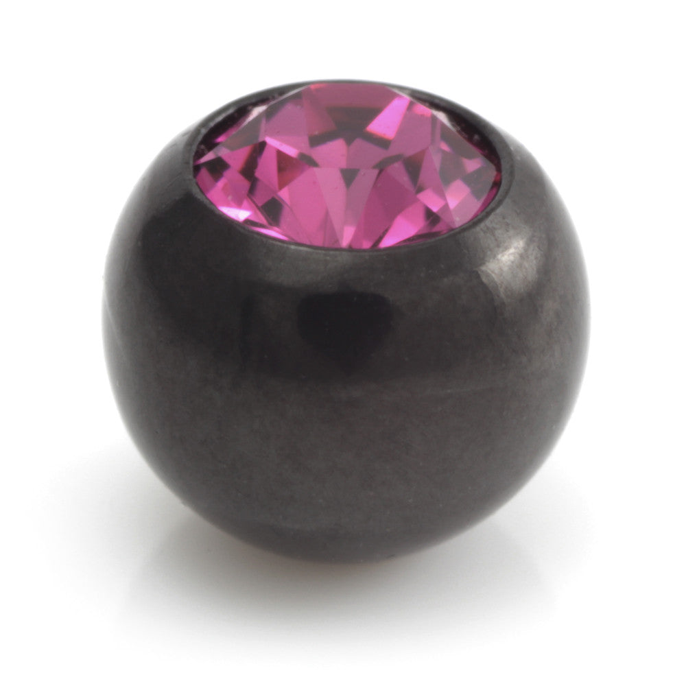 Black Steel Gem Ball -1.2mm