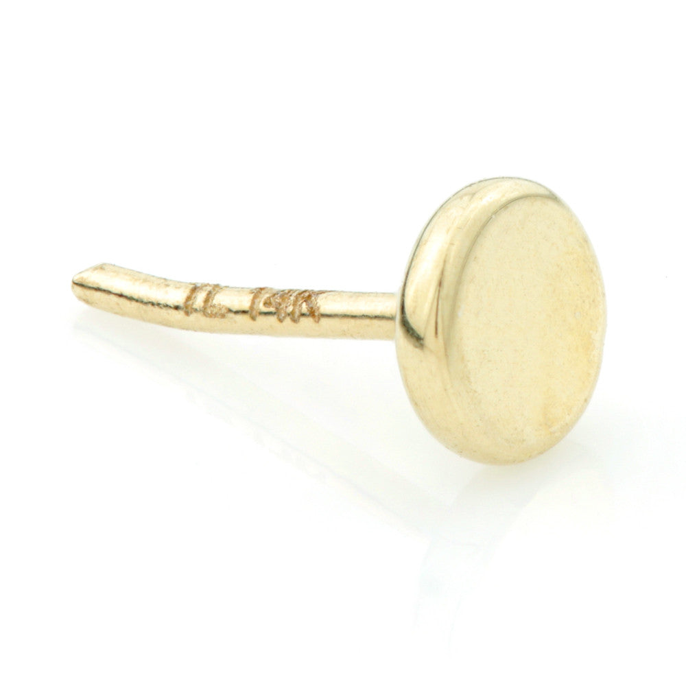 Sterile - TL - 14ct Gold Disk Threadless Attachment (sold individually)