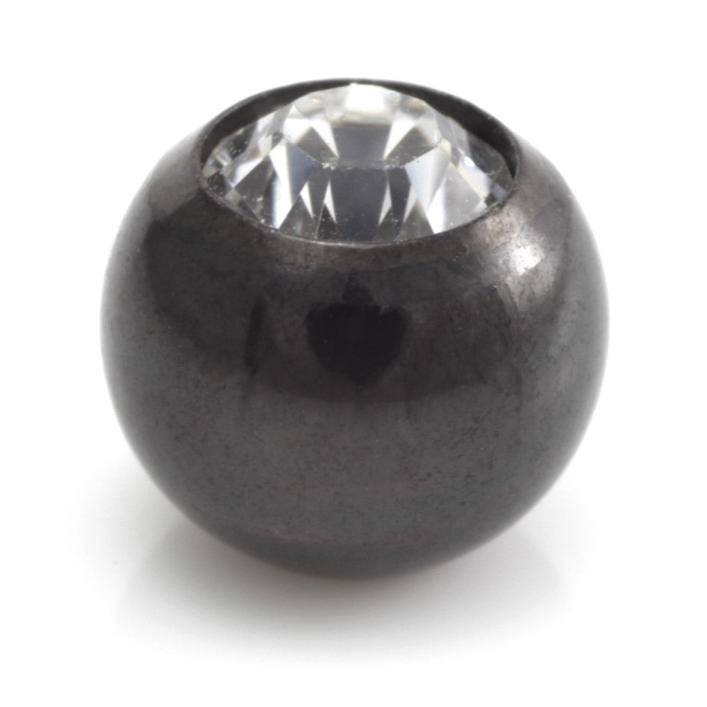 Black Steel Gem Ball -1.2mm