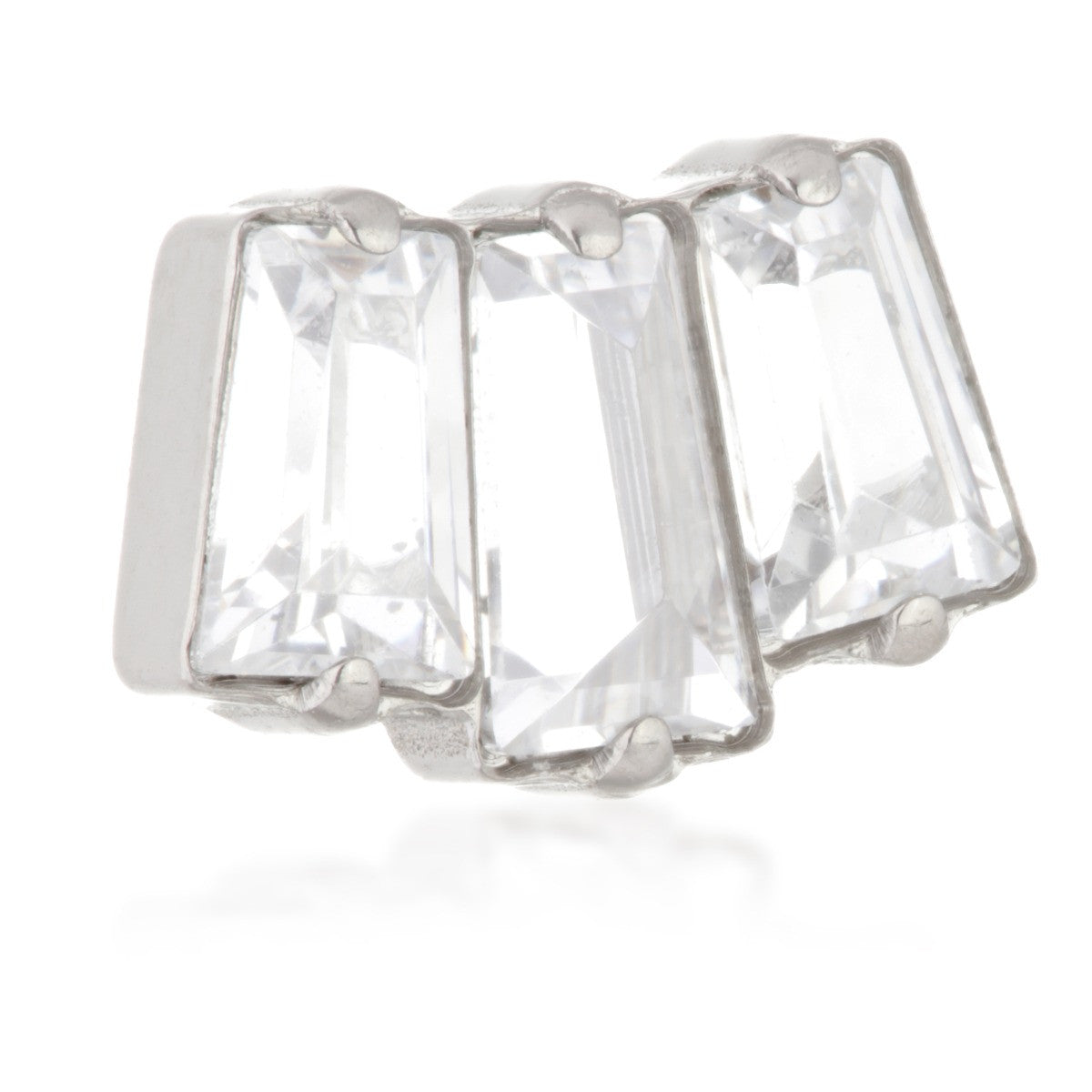Ti Threadless Triple Baguette Cluster Attachment