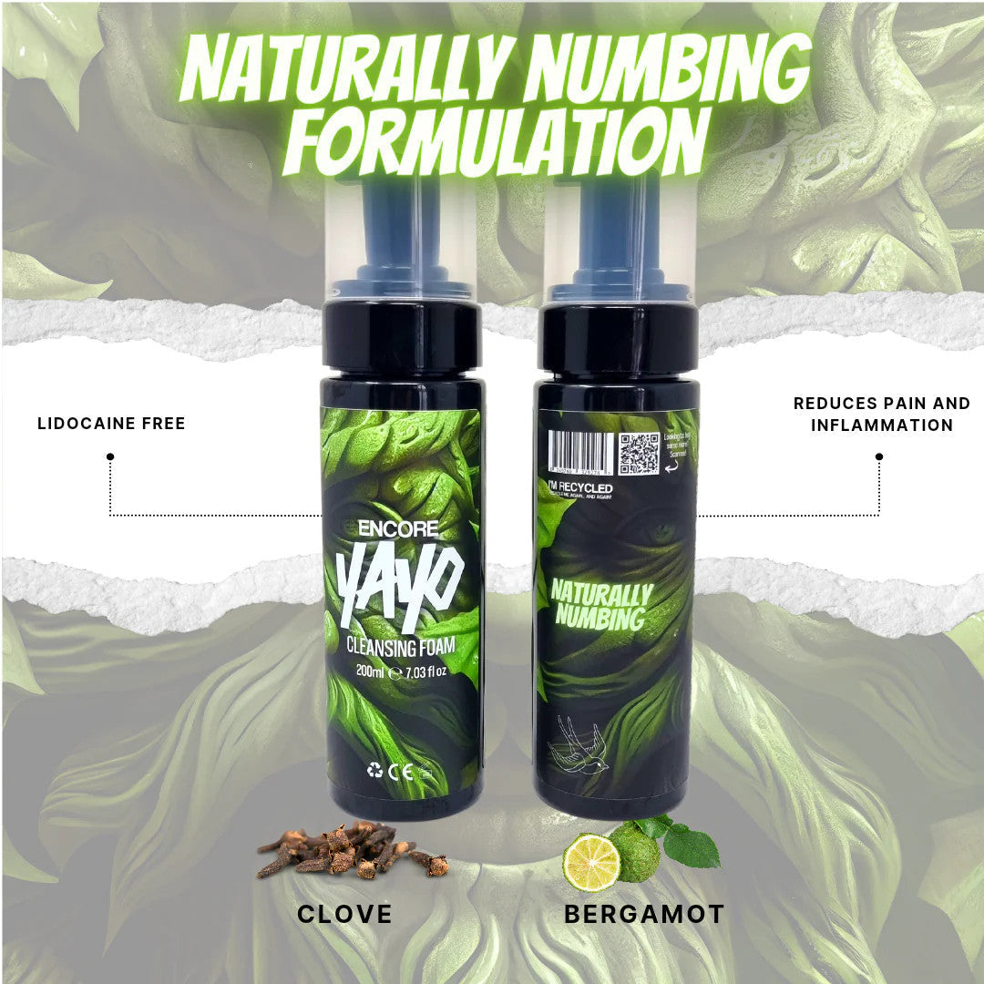 Yayo Encore Naturally Numbing Cleansing Foam 200ml