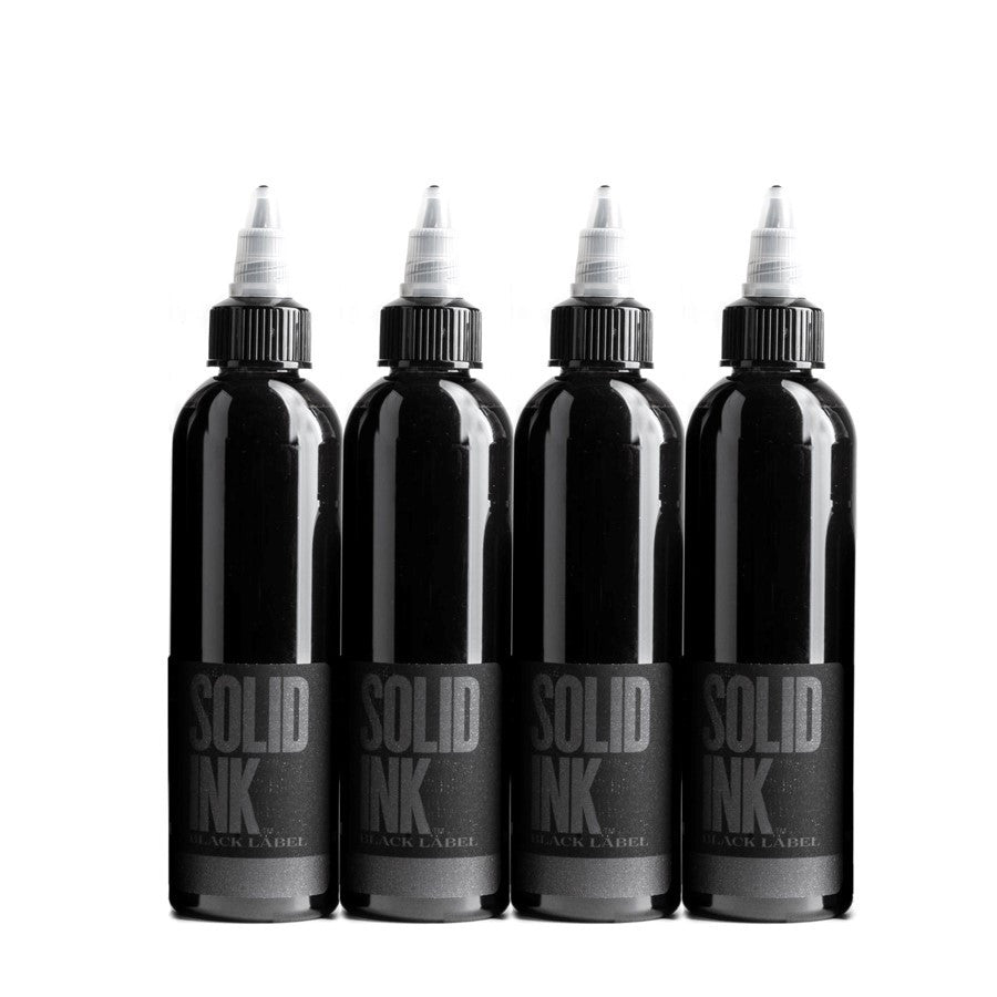 Solid Ink Black Label Grey Wash Set - 4 x 1oz