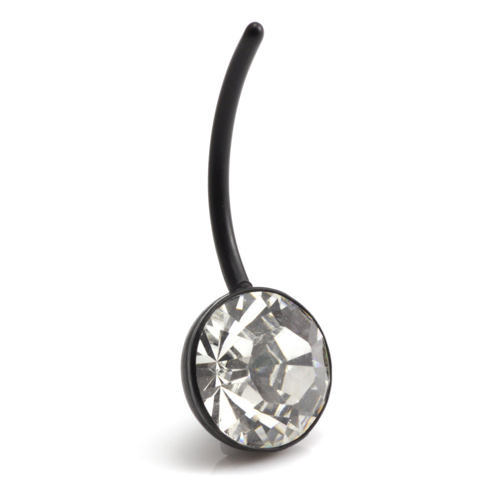 10mm Gem Black Bioflex Navel