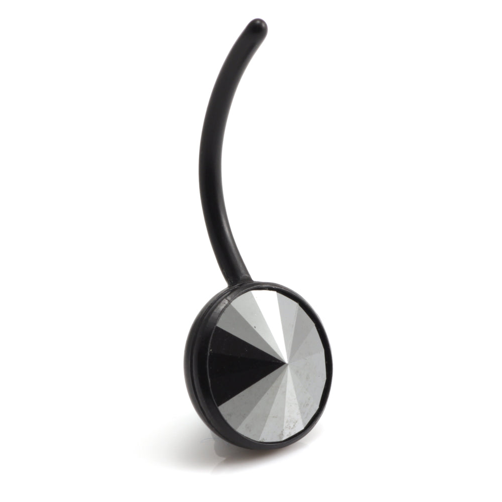 10mm Gem Black Bioflex Navel