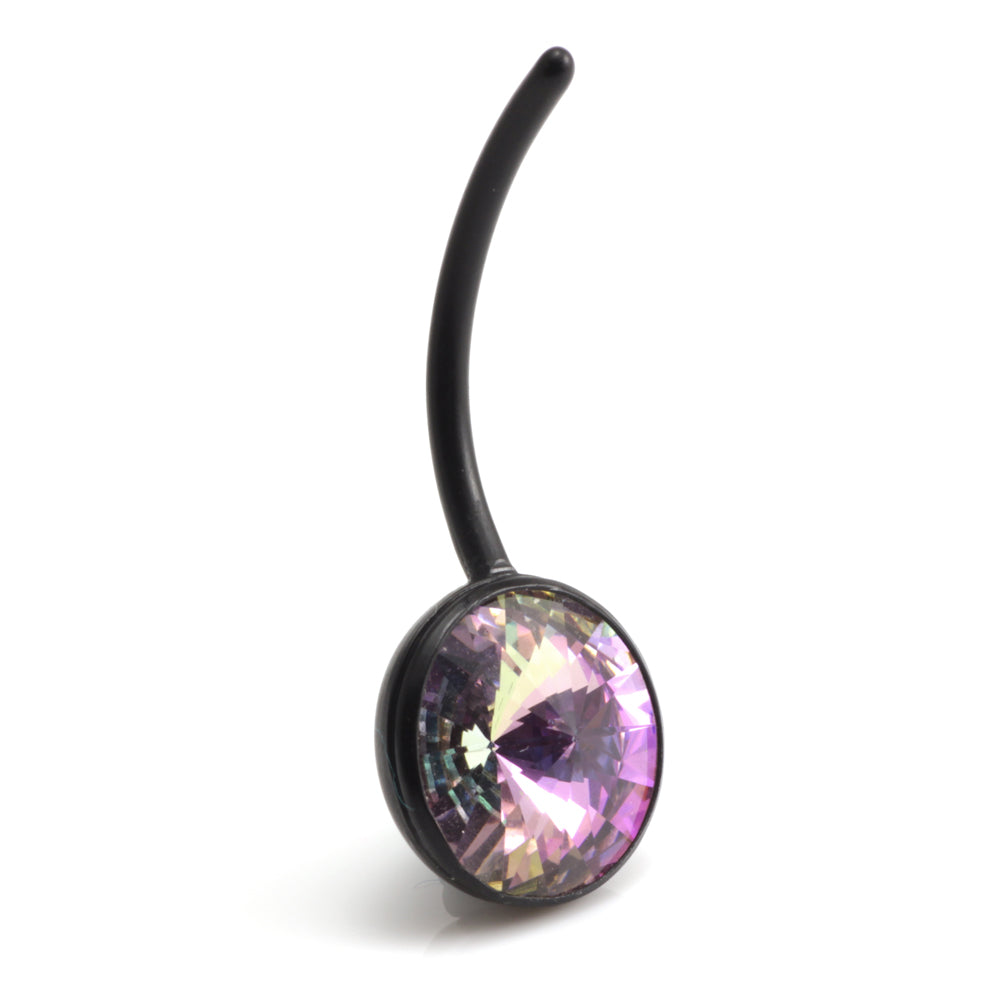 10mm Gem Black Bioflex Navel