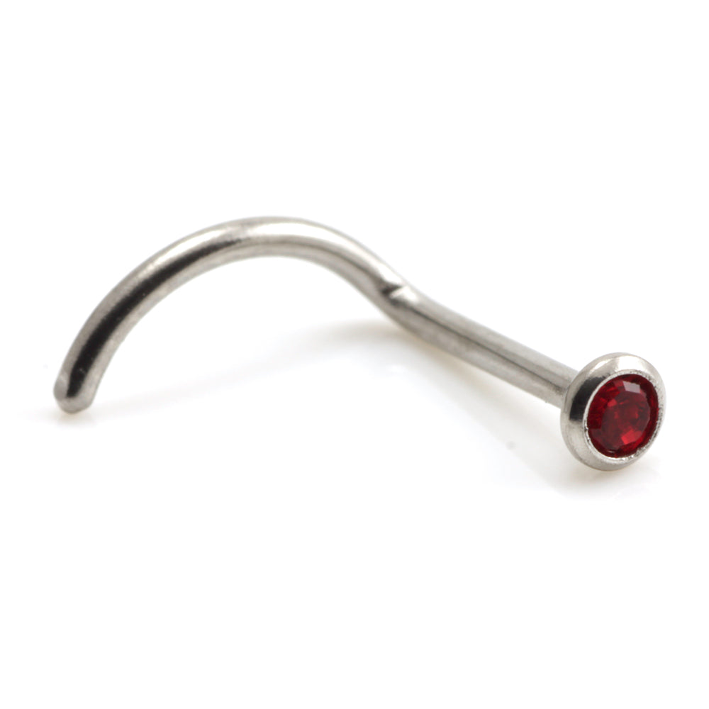 Steel Gem Nose Stud - SNS1