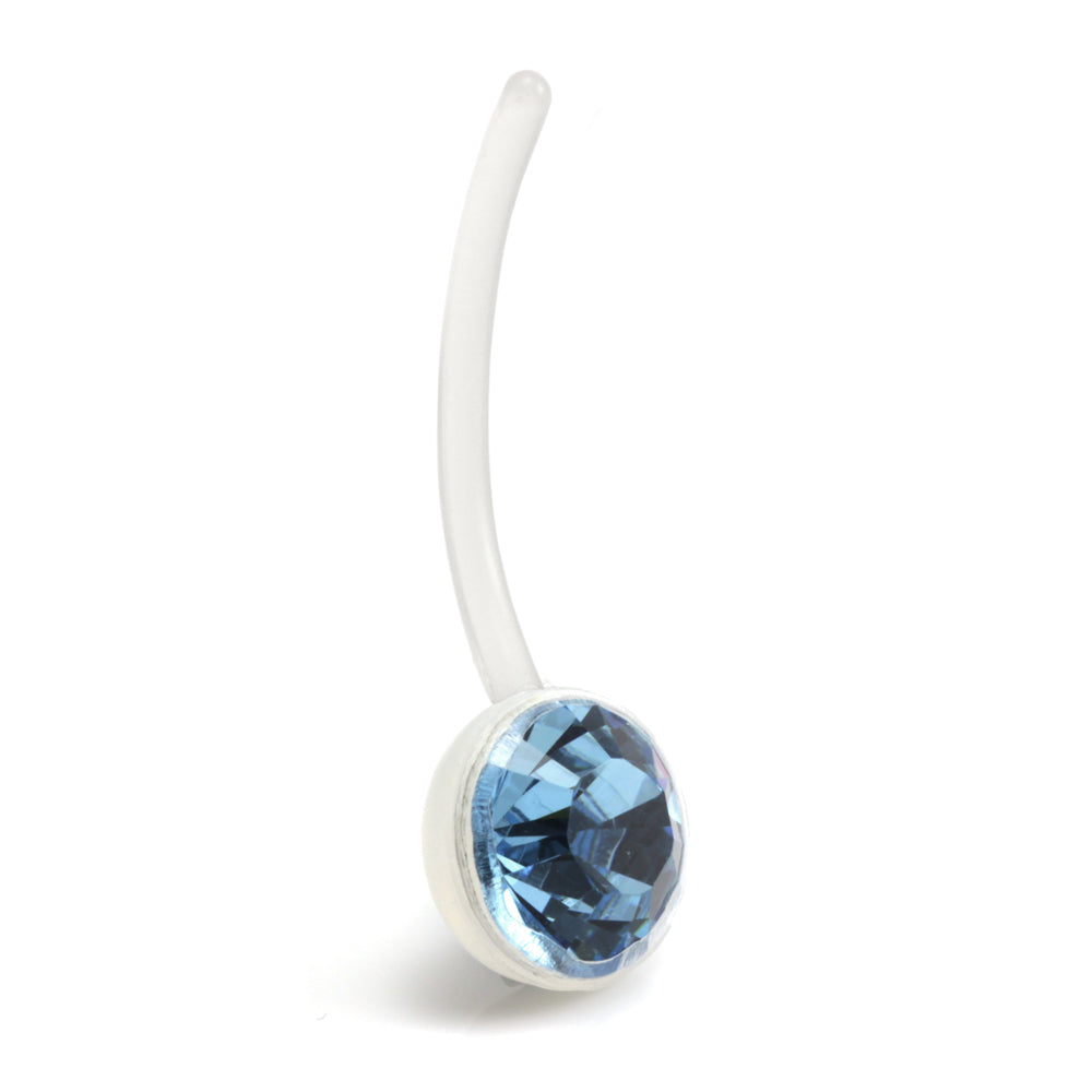 8mm Gem Clear Bioflex Navel