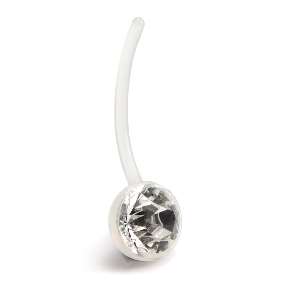 8mm Gem Clear Bioflex Navel