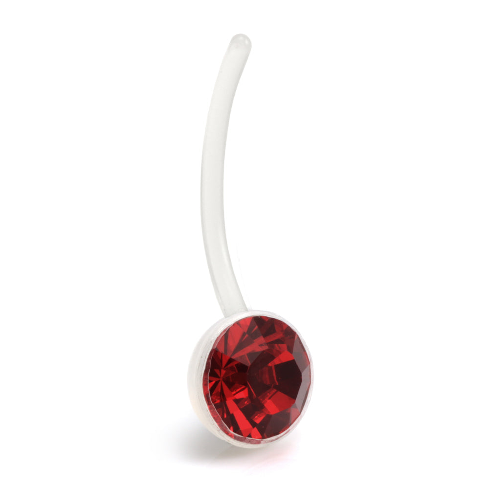 8mm Gem Clear Bioflex Navel