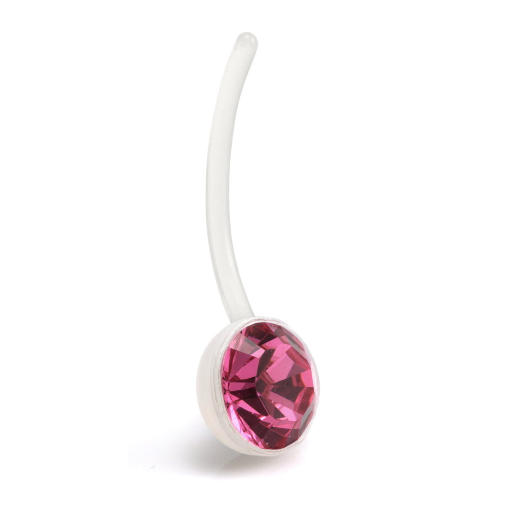 8mm Gem Clear Bioflex Navel