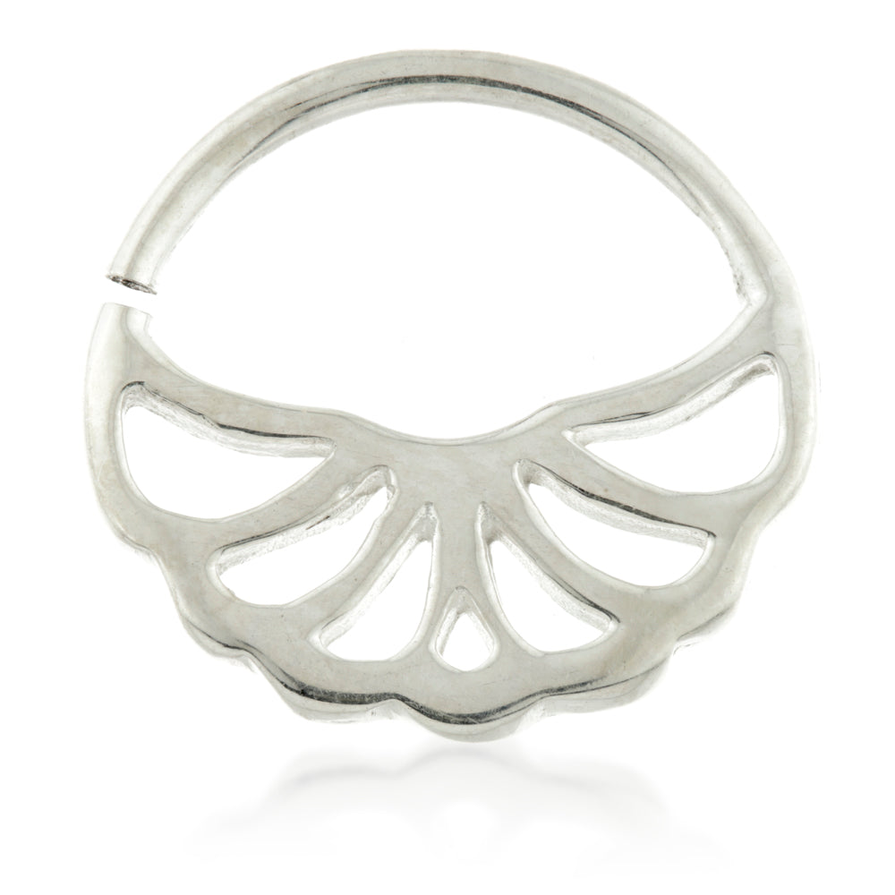 Art Deco Silver Open Ring