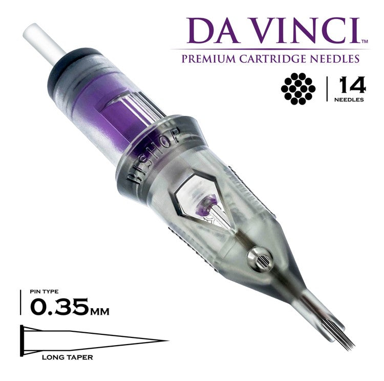 Bishop Cartridge Needles Da Vinci V2 - Round Shader - Medium Taper (0.35)