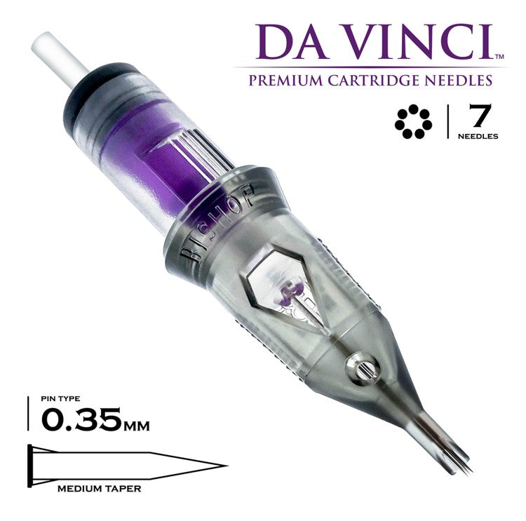 Bishop Cartridge Needles Da Vinci V2 - Round Shader - Medium Taper (0.35)
