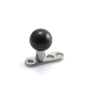 Black PVD on Ti Ball on Ti Standard Anchor