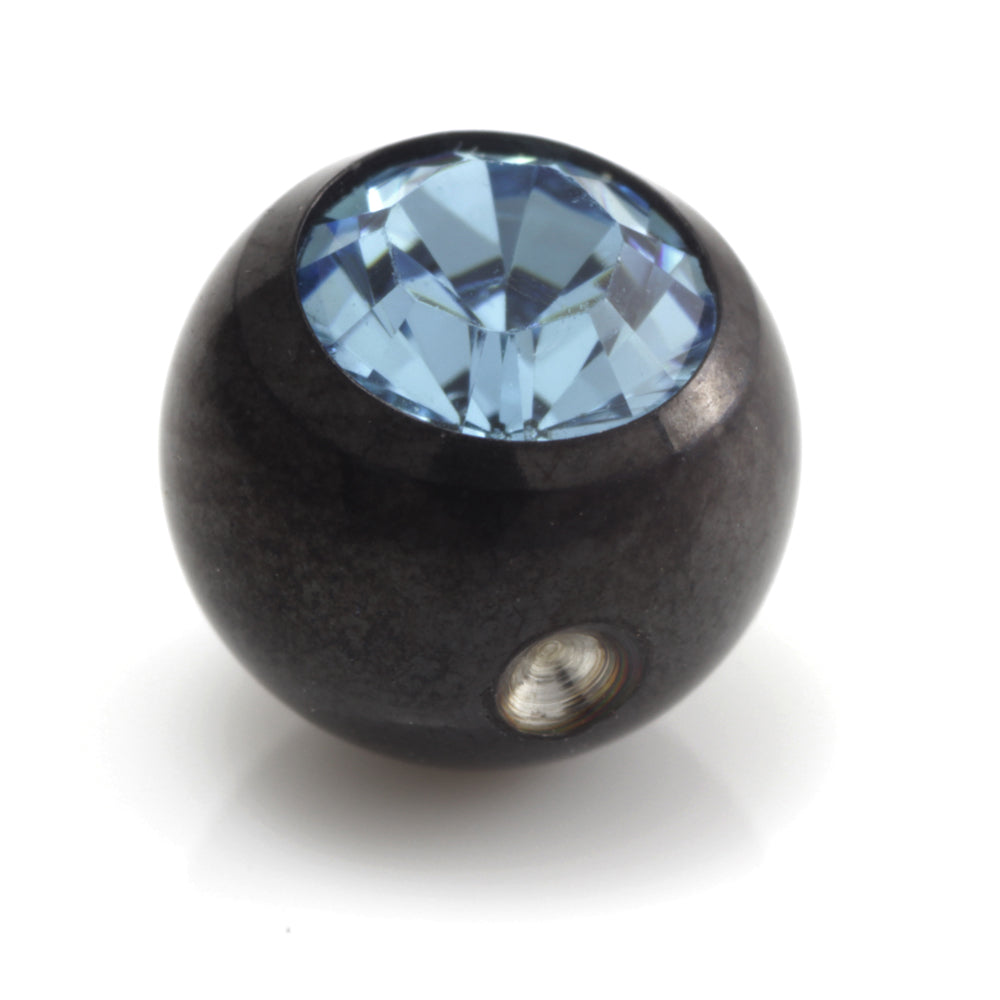 Black Steel Dimp Gem Ball