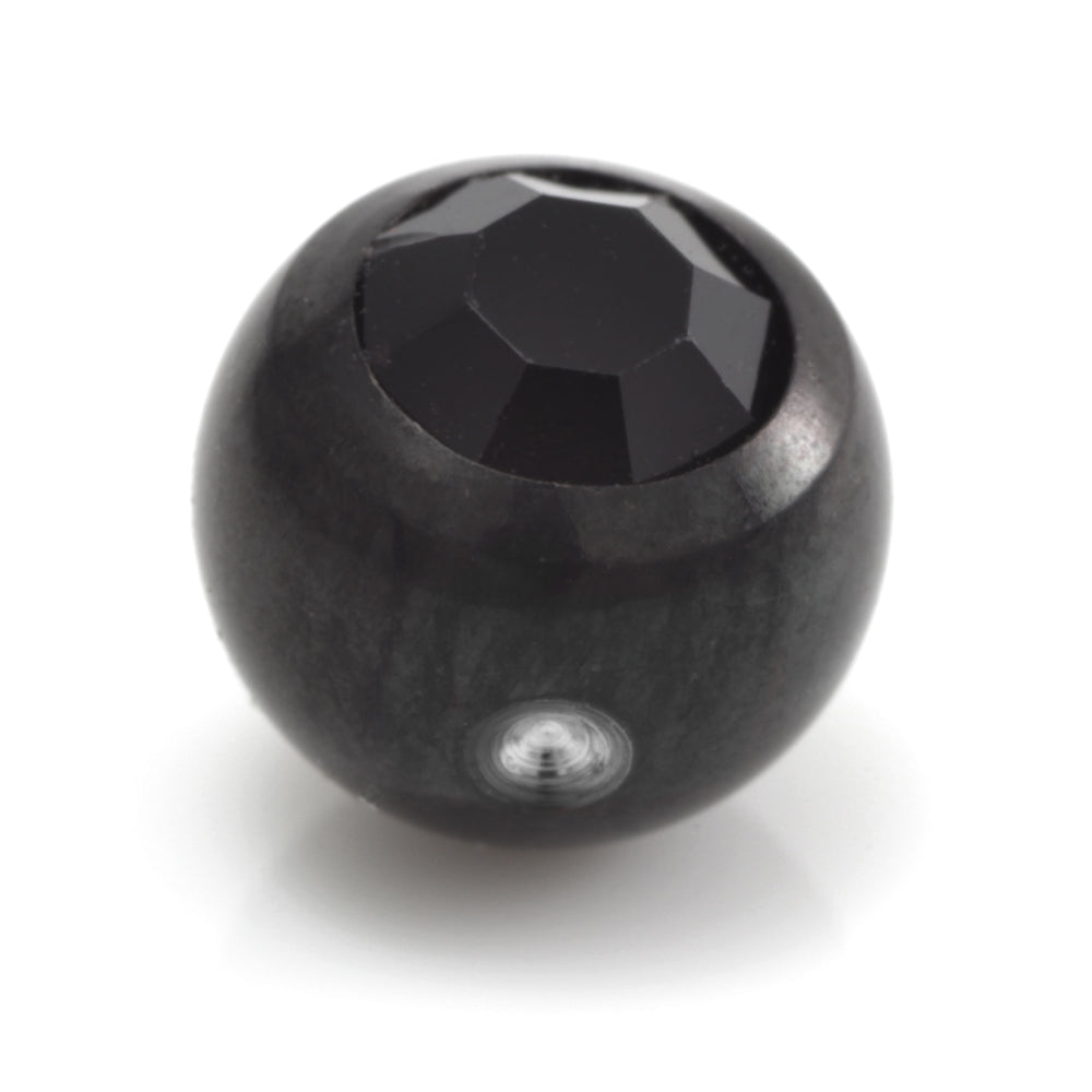 Black Steel Dimp Gem Ball