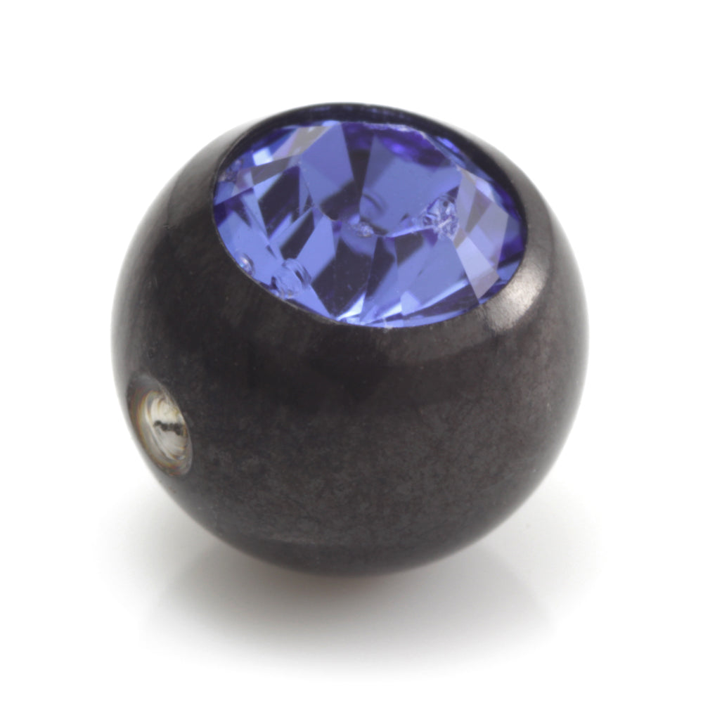 Black Steel Dimp Gem Ball