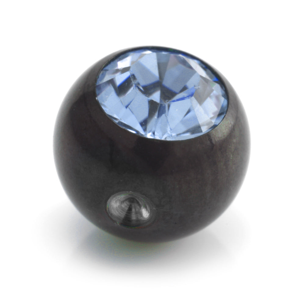 Evil Black Clip In Gem Ball