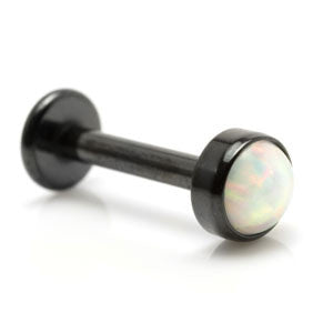 Evil Black Internal Ti Micro Opal Disk Labret