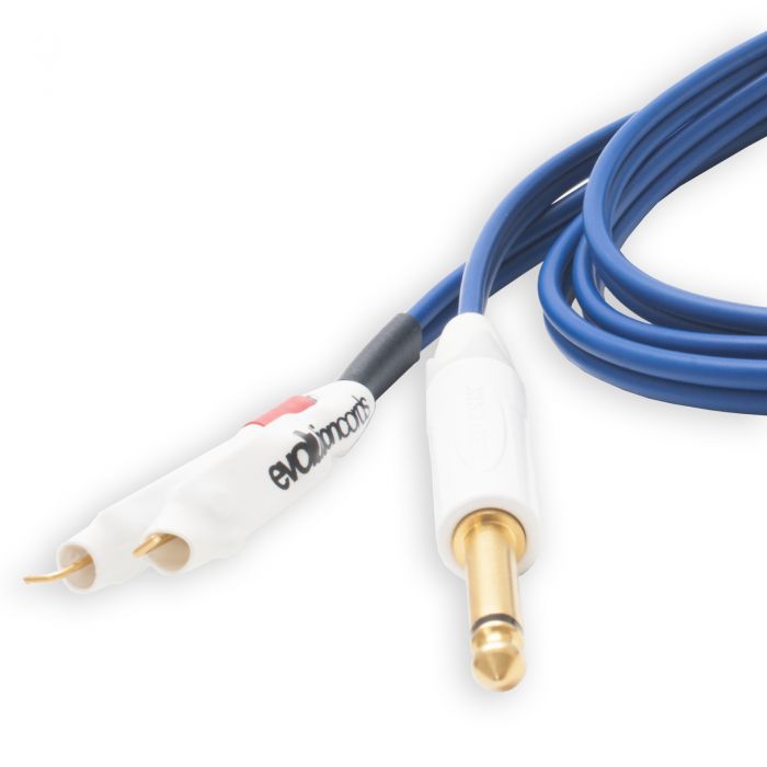 Evolution Tattoo Clip Cord to 1/4 Inch Jack. Tough Sommer Onyx Cable