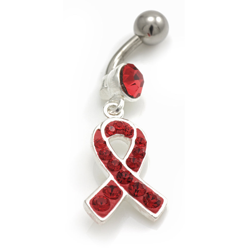 Gem Ribbon Belly Bar