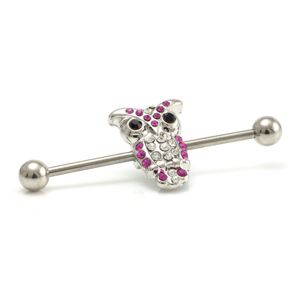 Industrial Bar with Gem Owl