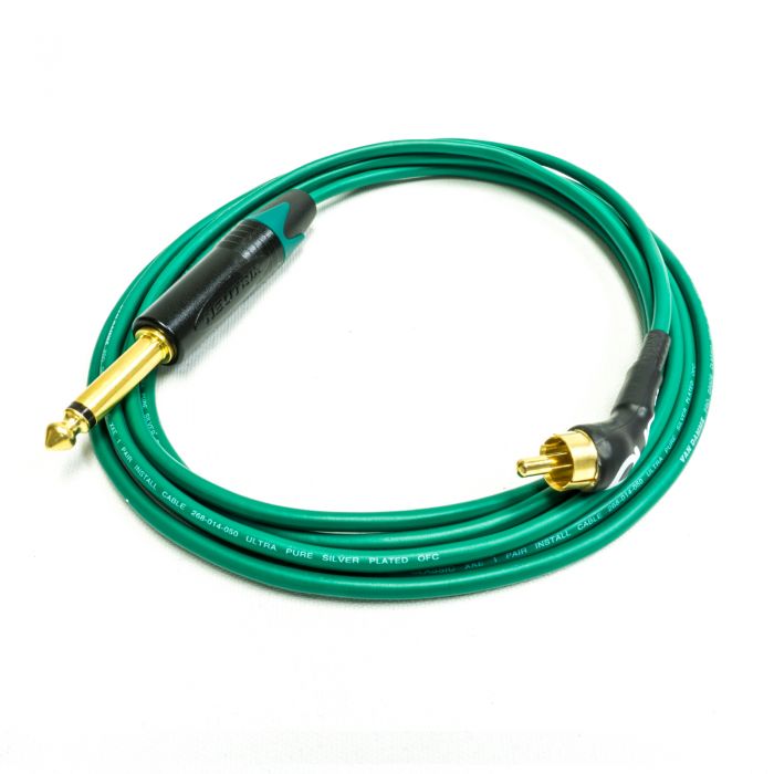 Evolution Mazikeen Tattoo Cord - 45 Degree RCA to Jack Cable