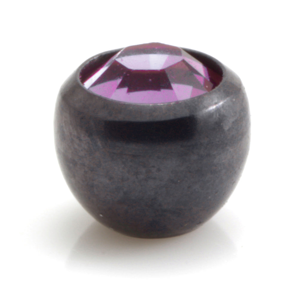PVD Black Ti Micro Gem Ball