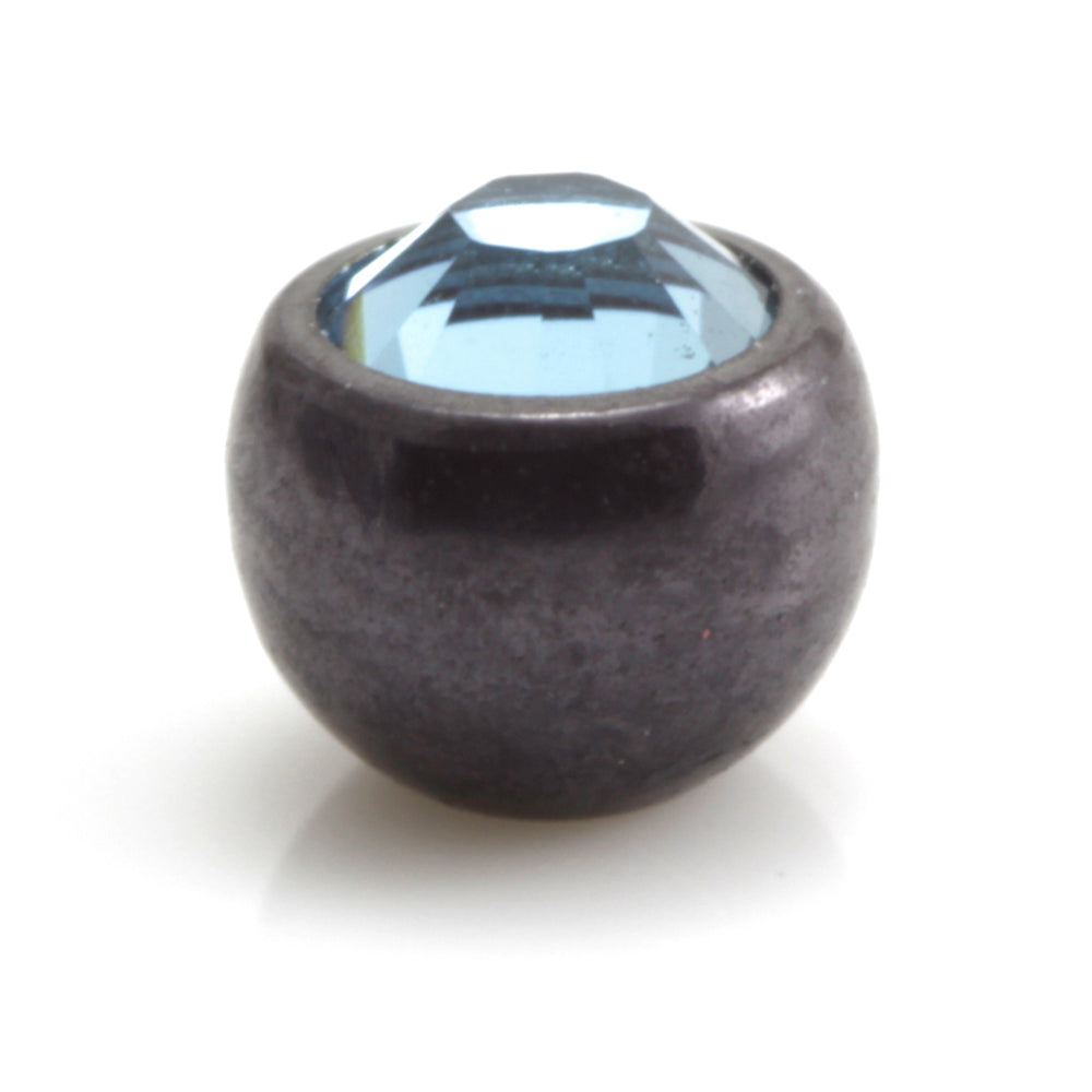 PVD Black Ti Micro Gem Ball