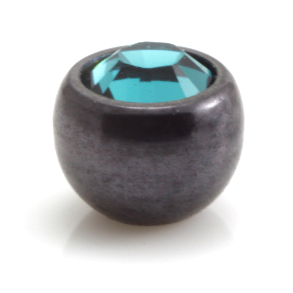 PVD Black Ti Micro Gem Ball