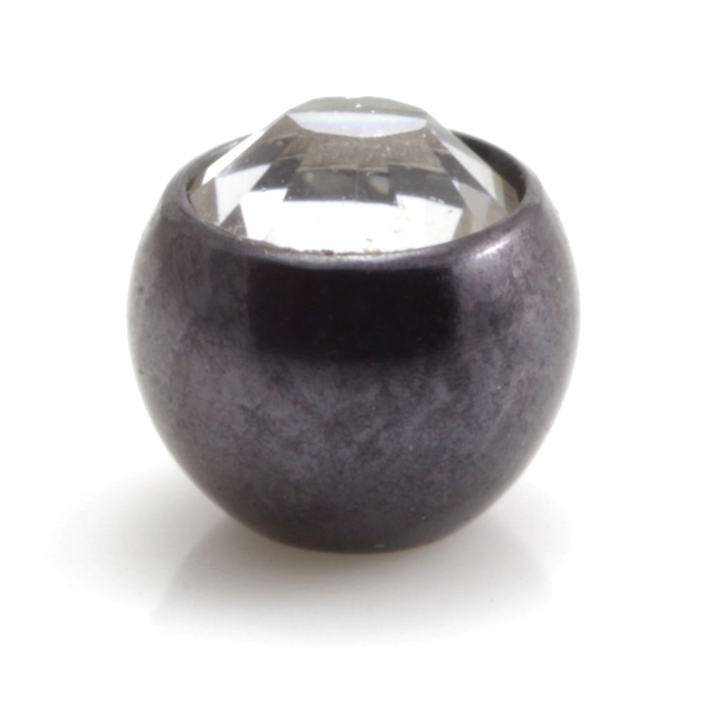PVD Black Ti Micro Gem Ball