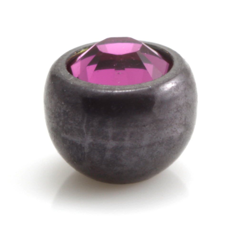 PVD Black Ti Micro Gem Ball