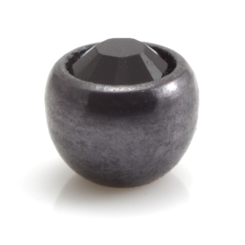 PVD Black Ti Micro Gem Ball