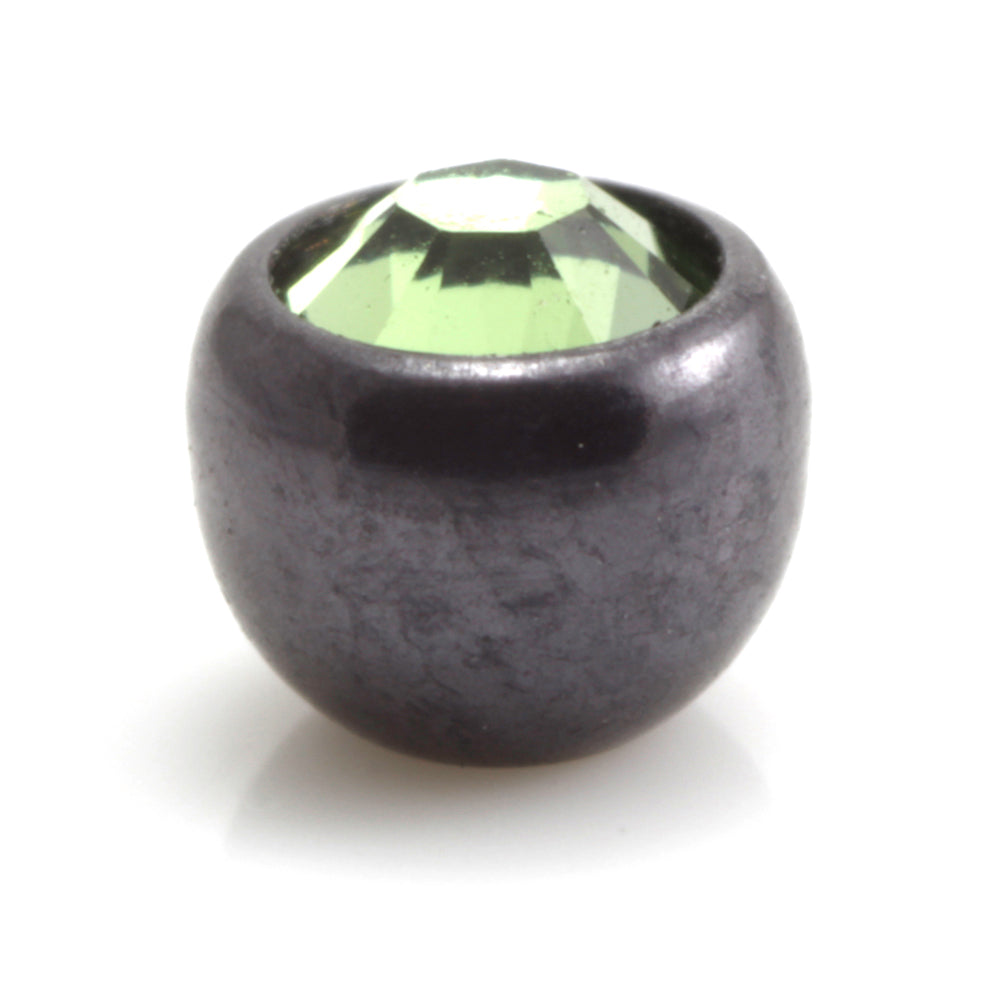 PVD Black Ti Micro Gem Ball
