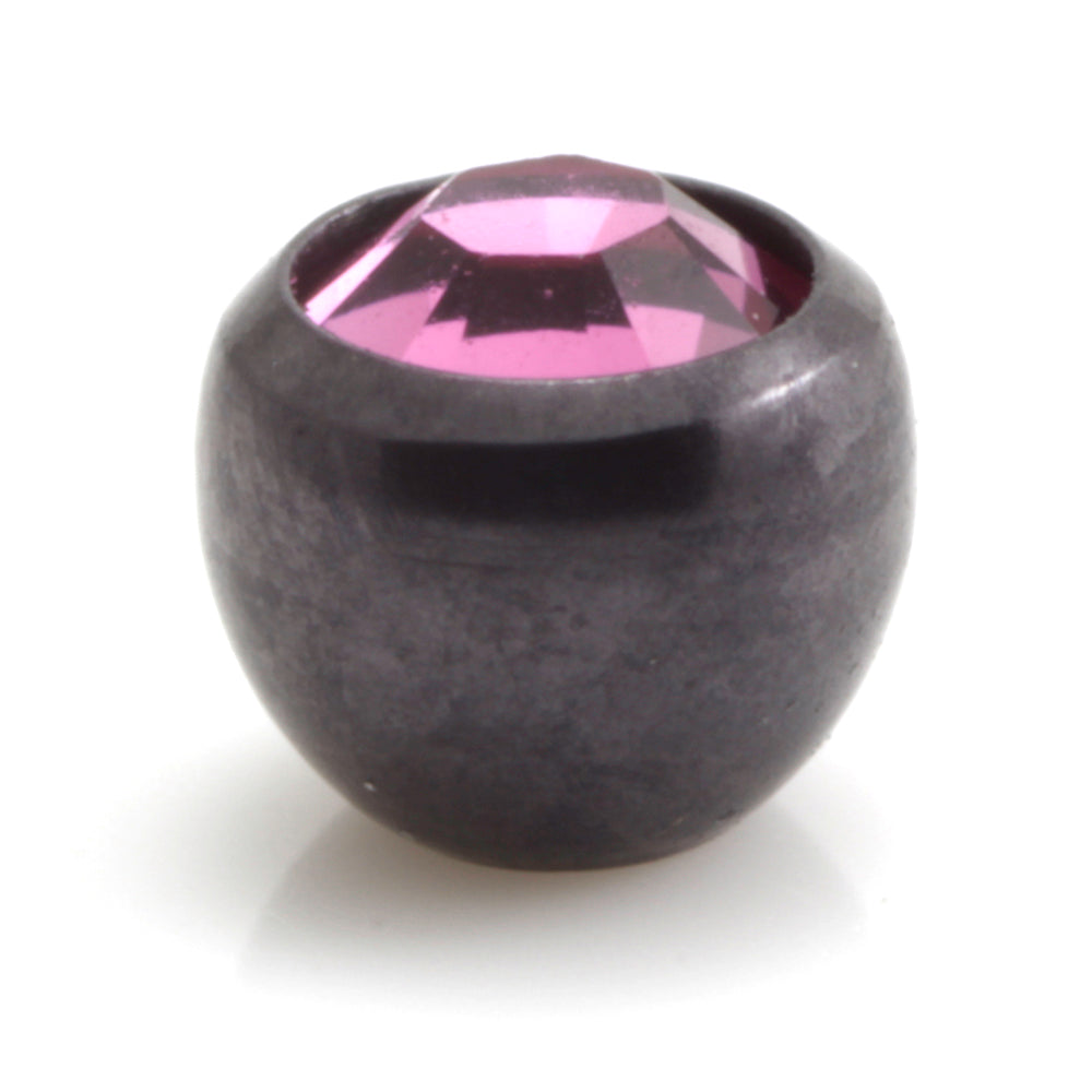PVD Black Ti Micro Gem Ball