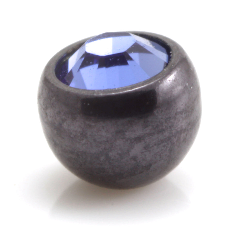 PVD Black Ti Micro Gem Ball