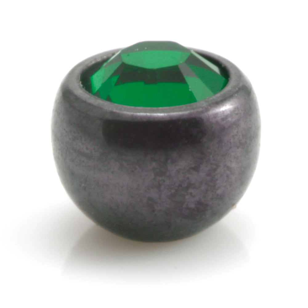 PVD Black Ti Micro Gem Ball