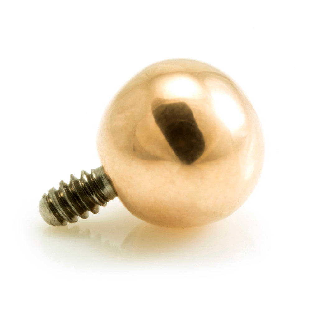 Rose Gold PVD Ti Internal Ball
