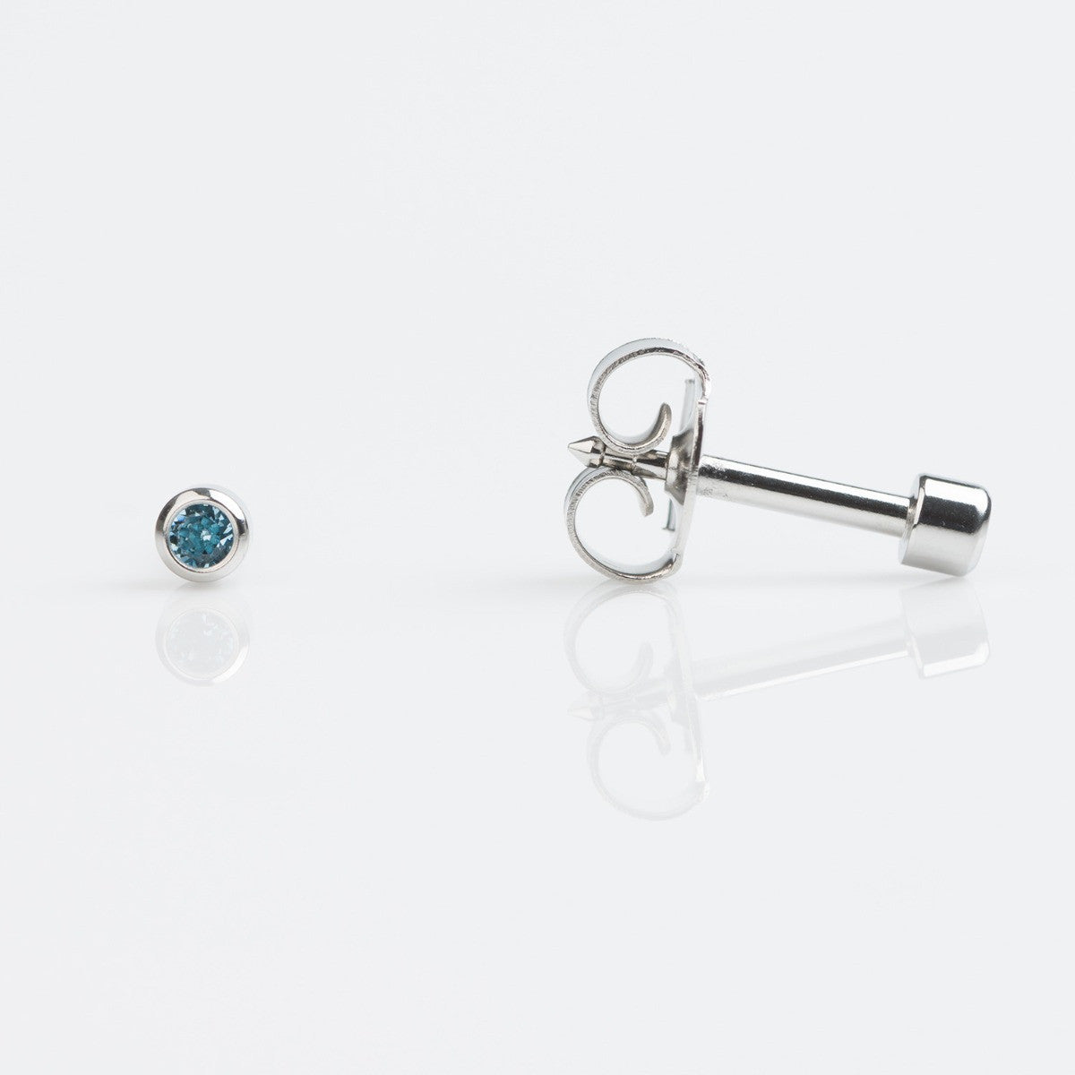 Studex Mini Stainless Bezel March Studs - Pack of 12