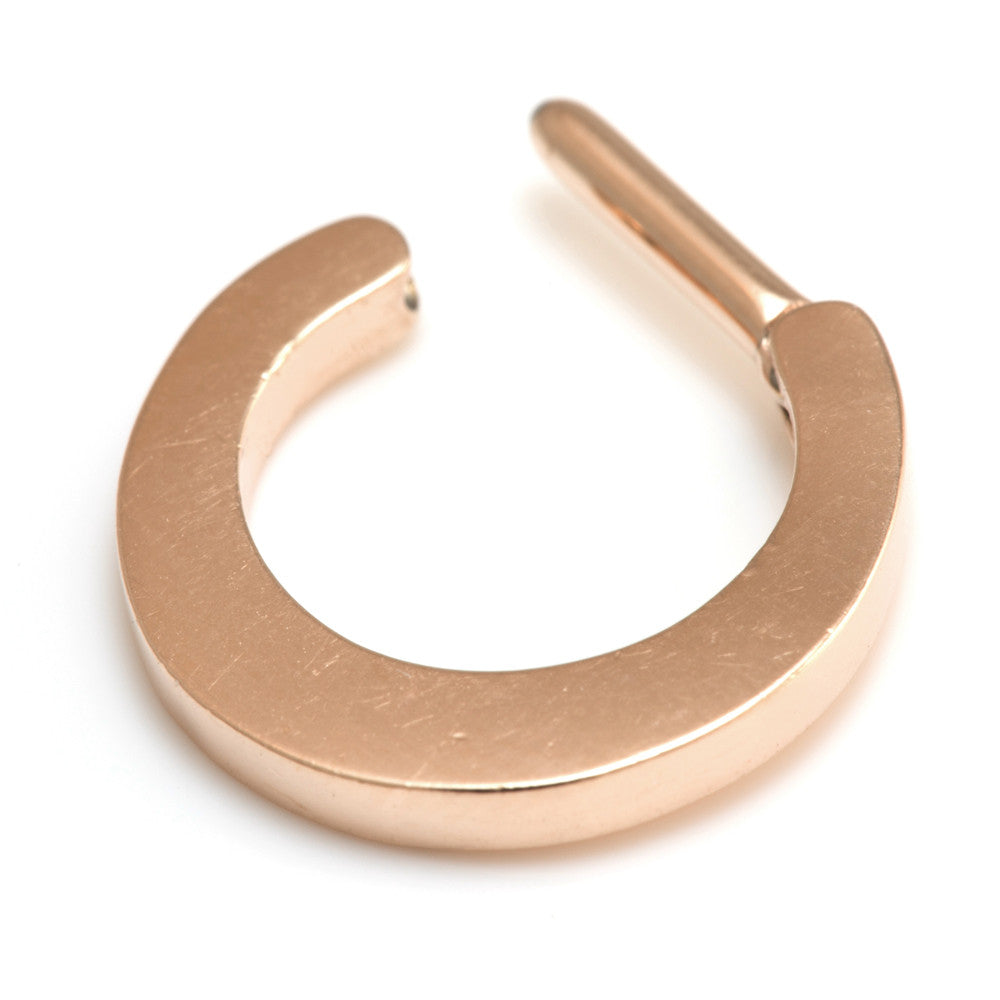 Rose Gold Steel Septum Ring