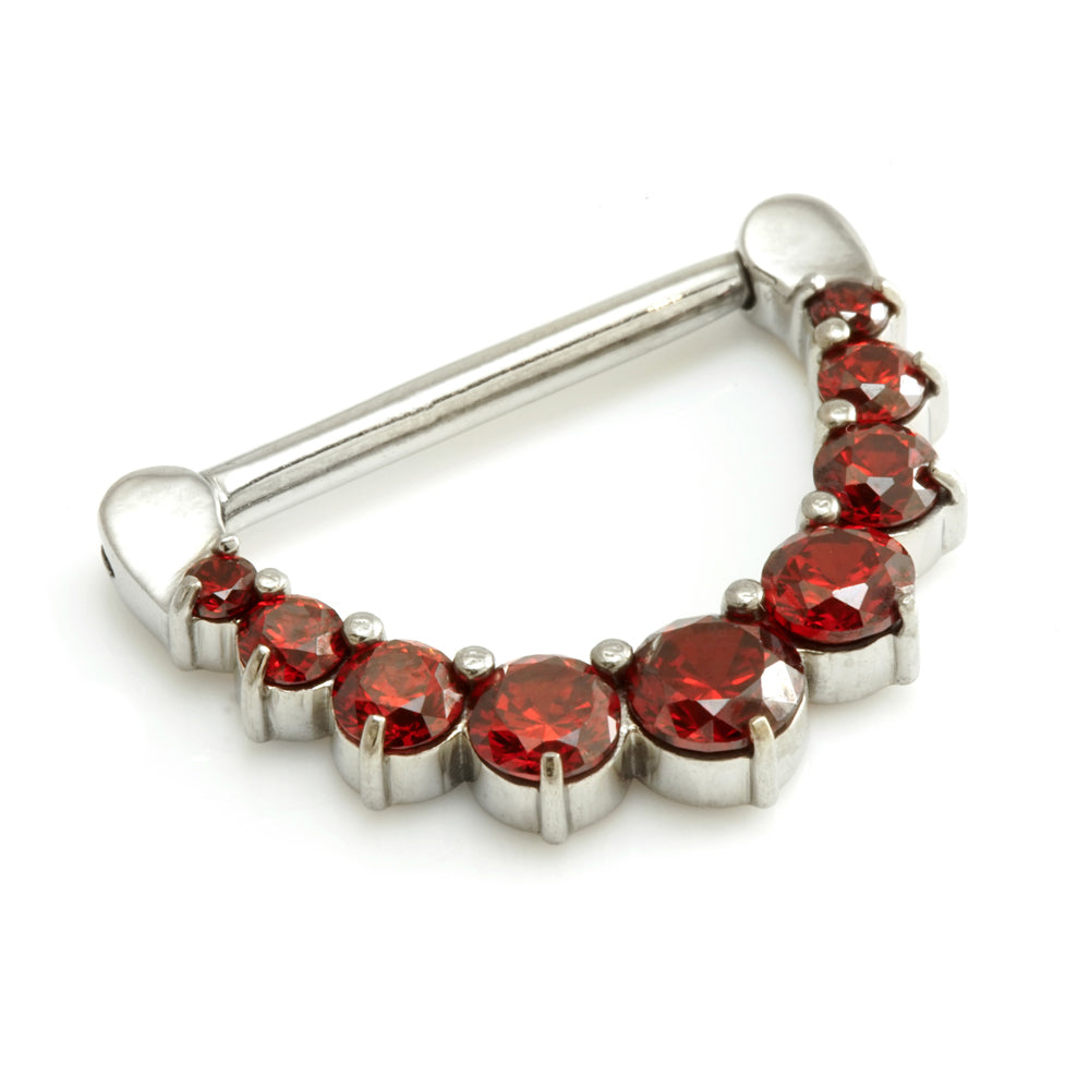 Round Gem Nipple Clicker