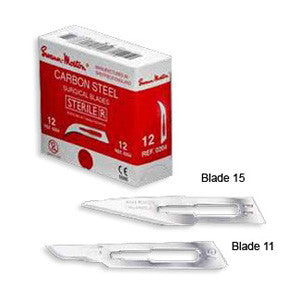 Scalpel Blades Carbon Steel Sterile (100)