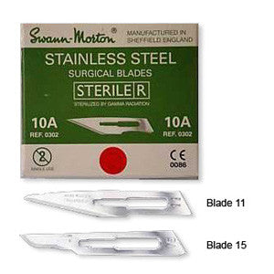Scalpel Blades Sterile Surgical Steel (100)