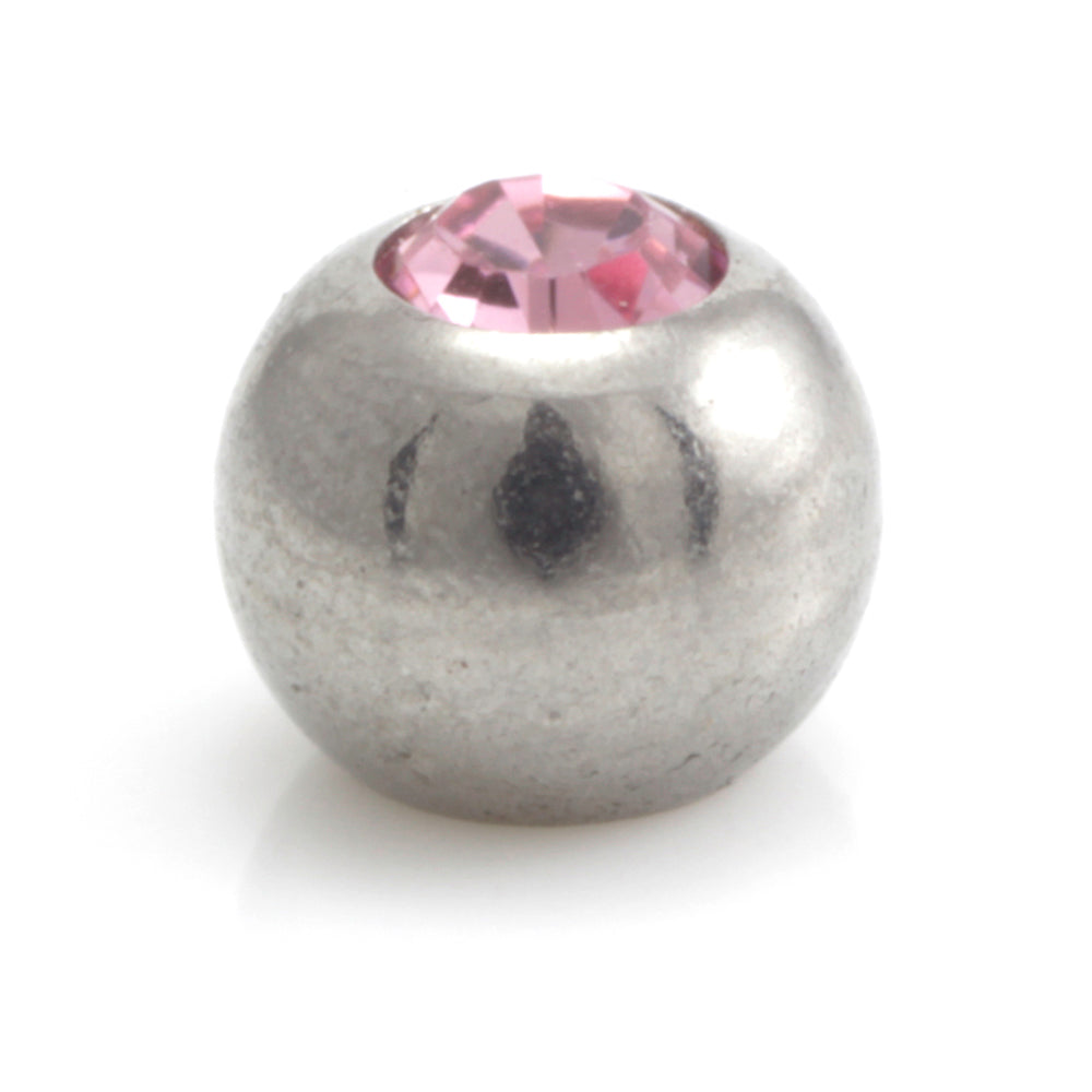 Steel External Thread Screw Gem Ball