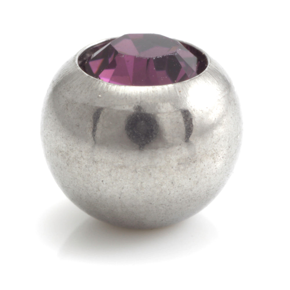 Steel External Thread Micro Gem Ball