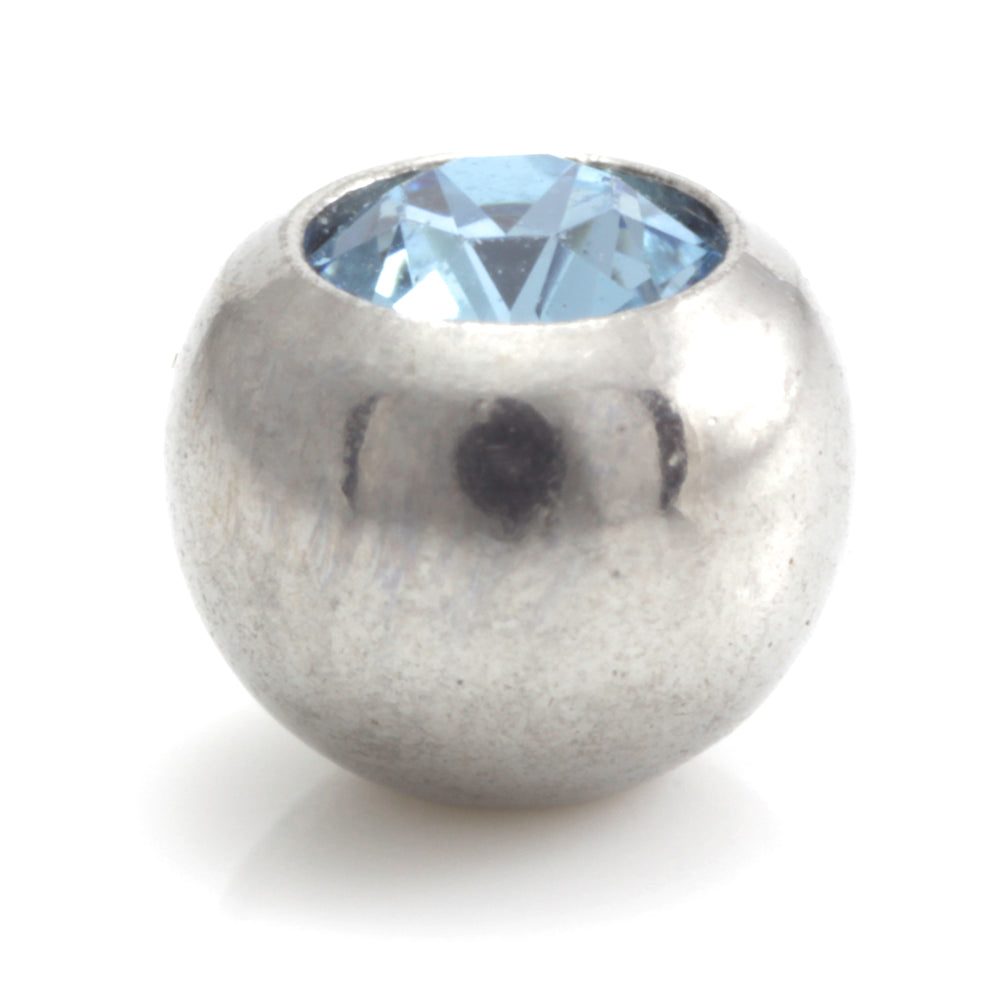 Steel External Thread Micro Gem Ball