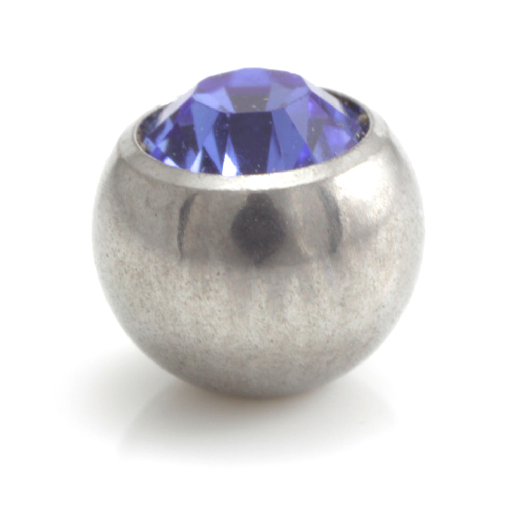 Steel External Thread Micro Gem Ball
