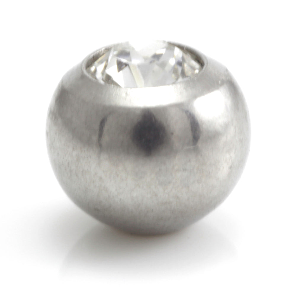 Steel External Thread Micro Gem Ball