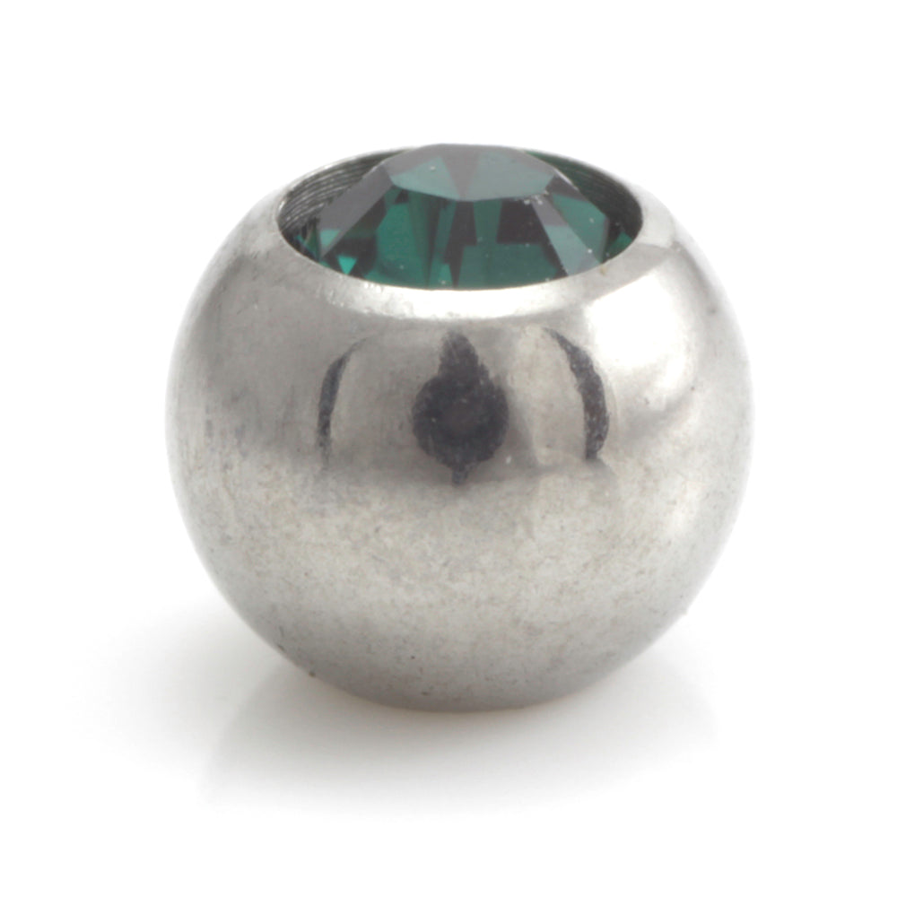 Steel External Thread Micro Gem Ball