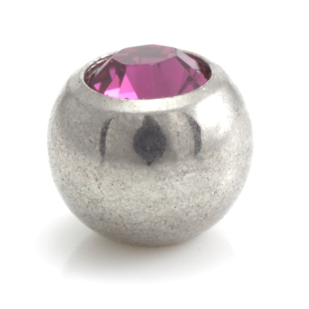 Steel External Thread Micro Gem Ball